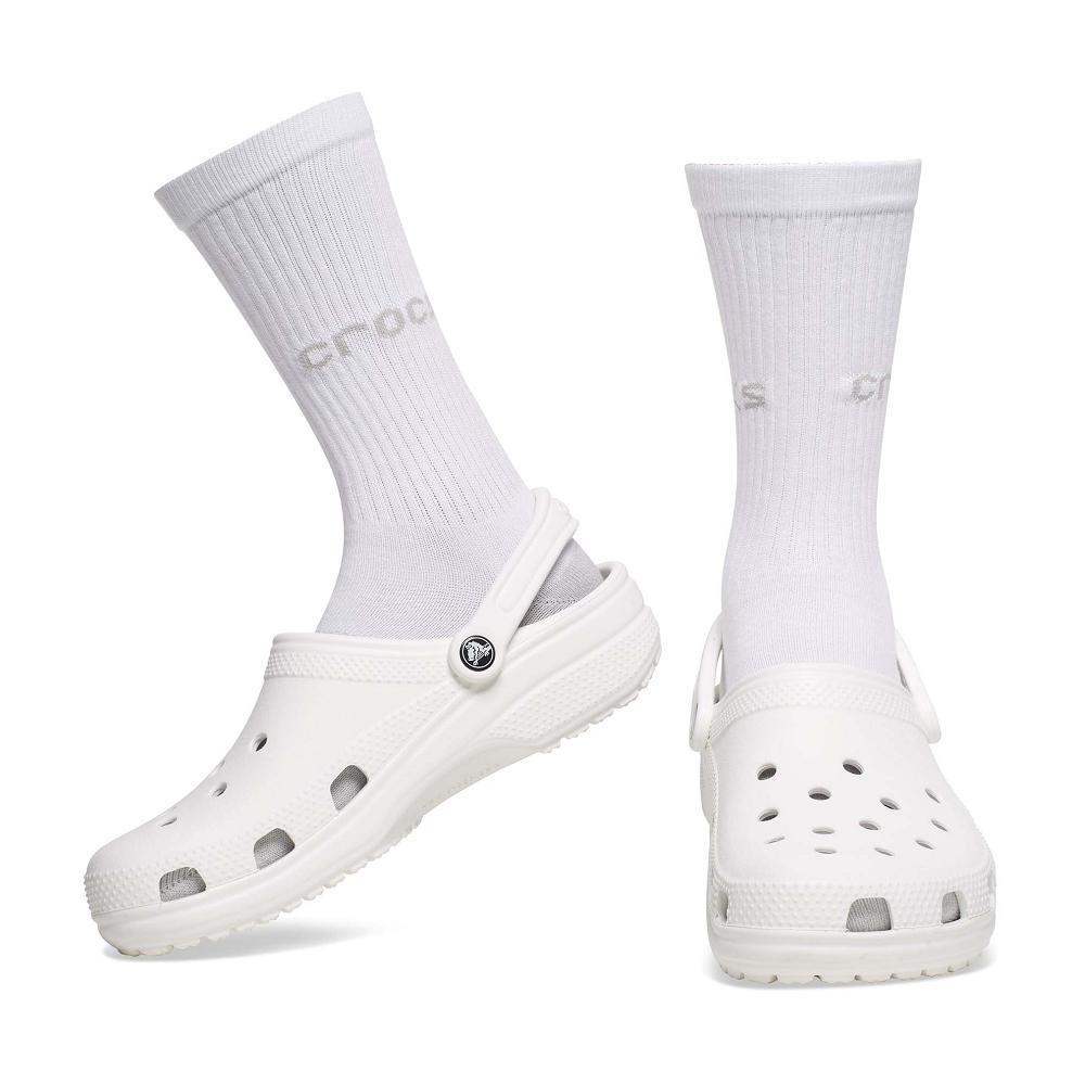 Crocs Adult Crew Solid 3Ελλαδα -Pack ασπρα μαυρα | 8124659Ελλαδα -HT