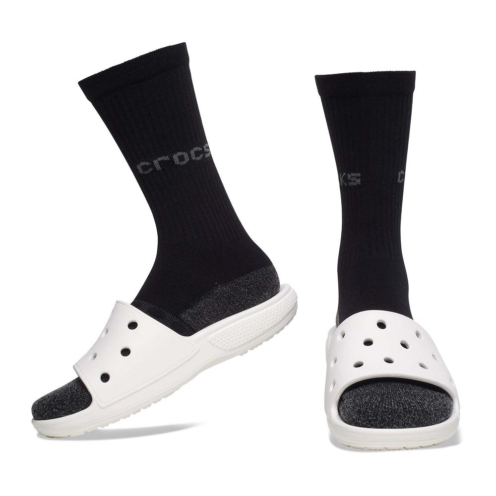 Crocs Adult Crew Solid 3Ελλαδα -Pack ασπρα μαυρα | 8124659Ελλαδα -HT