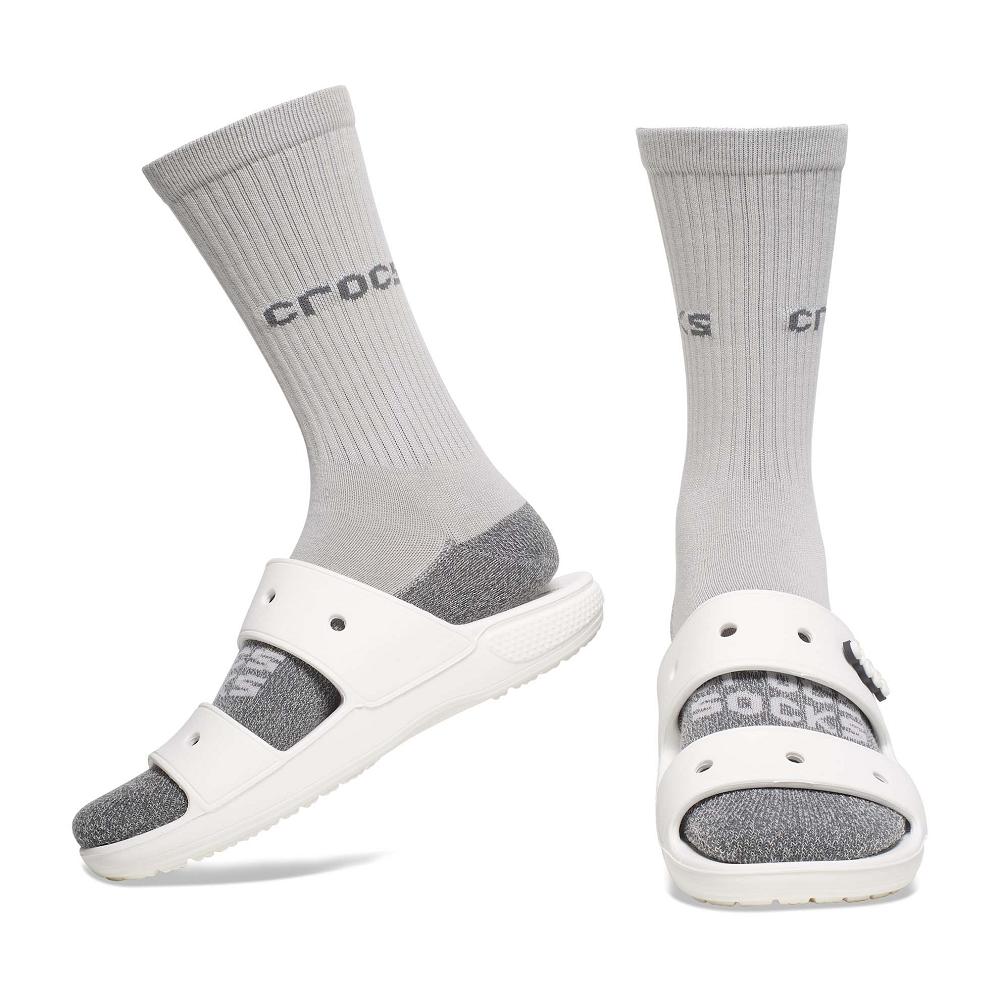 Crocs Adult Crew Solid 3Ελλαδα -Pack ασπρα μαυρα | 8124659Ελλαδα -HT