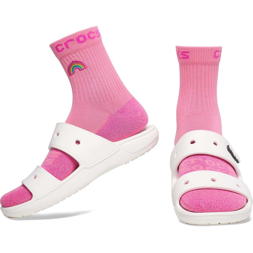 Crocs Adult Quarter Graphic 3Ελλαδα -Pack ροζ | 5361097Ελλαδα -YX