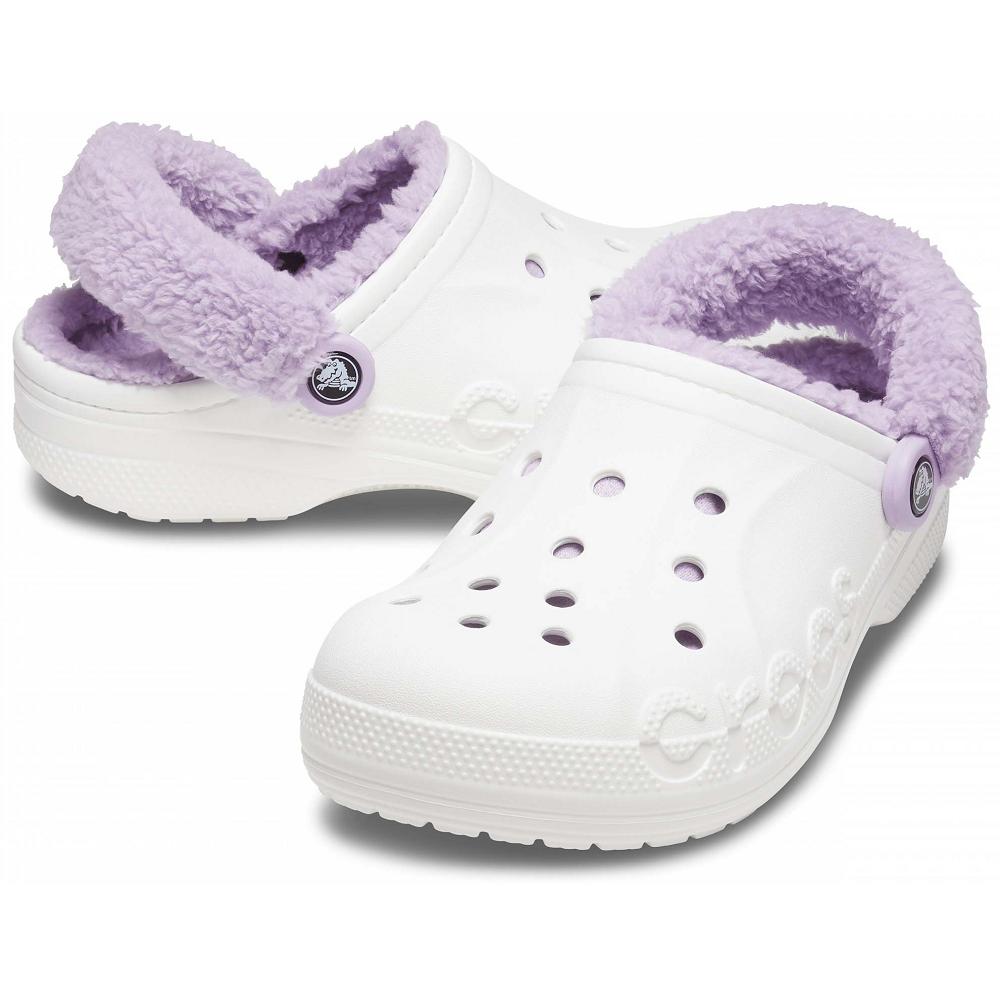 Crocs Baya Lined FuzzΕλλαδα -Strap ασπρα | 0328514Ελλαδα -WH