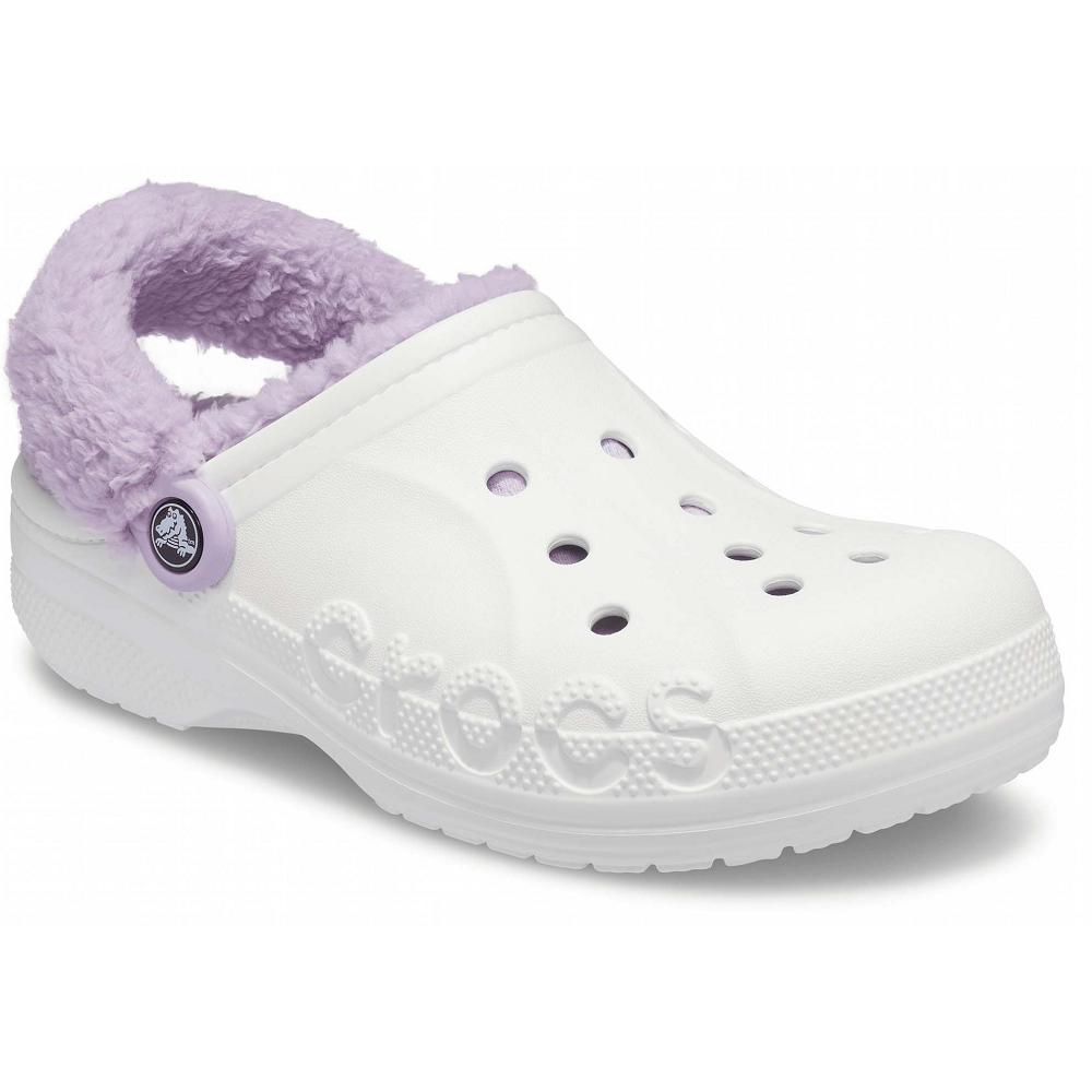 Crocs Baya Lined FuzzΕλλαδα -Strap ασπρα | 0328514Ελλαδα -WH