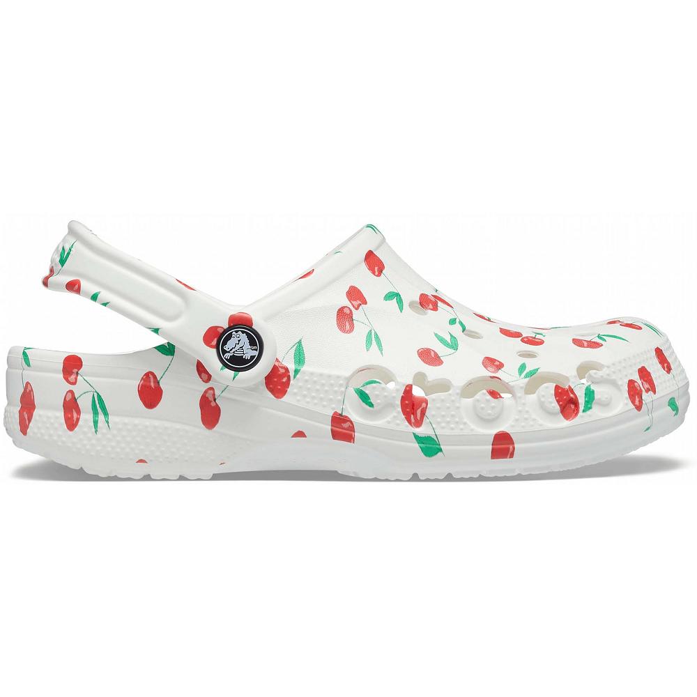 Crocs Baya Seasonal Printed ασπρα ροζ | 0239478Ελλαδα -NS