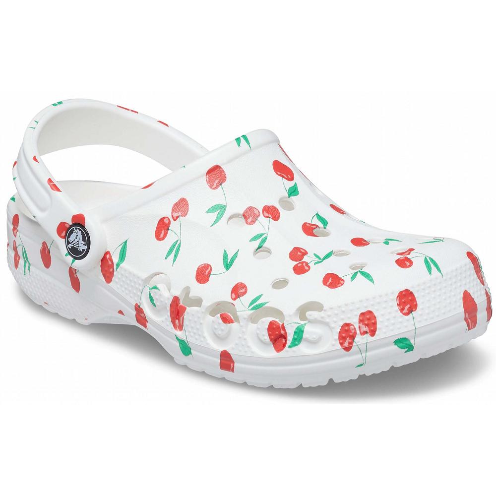 Crocs Baya Seasonal Printed ασπρα ροζ | 0239478Ελλαδα -NS