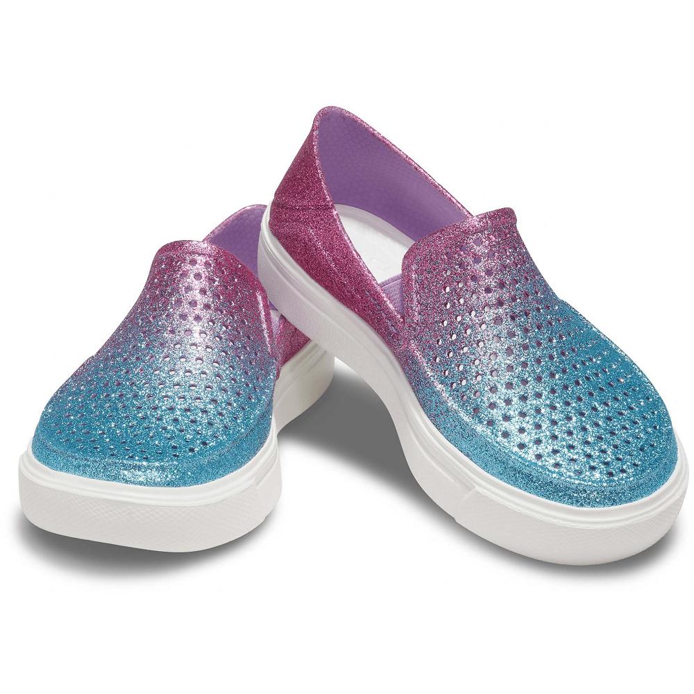 Crocs CitiLane Roka Glitter SlipΕλλαδα -On ανοιχτο τυρκουάζ ροζ | 3709251Ελλαδα -SG