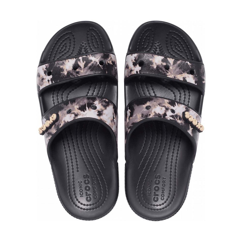 Crocs Classic Bleach Dye μαυρα | 9746352Ελλαδα -BL