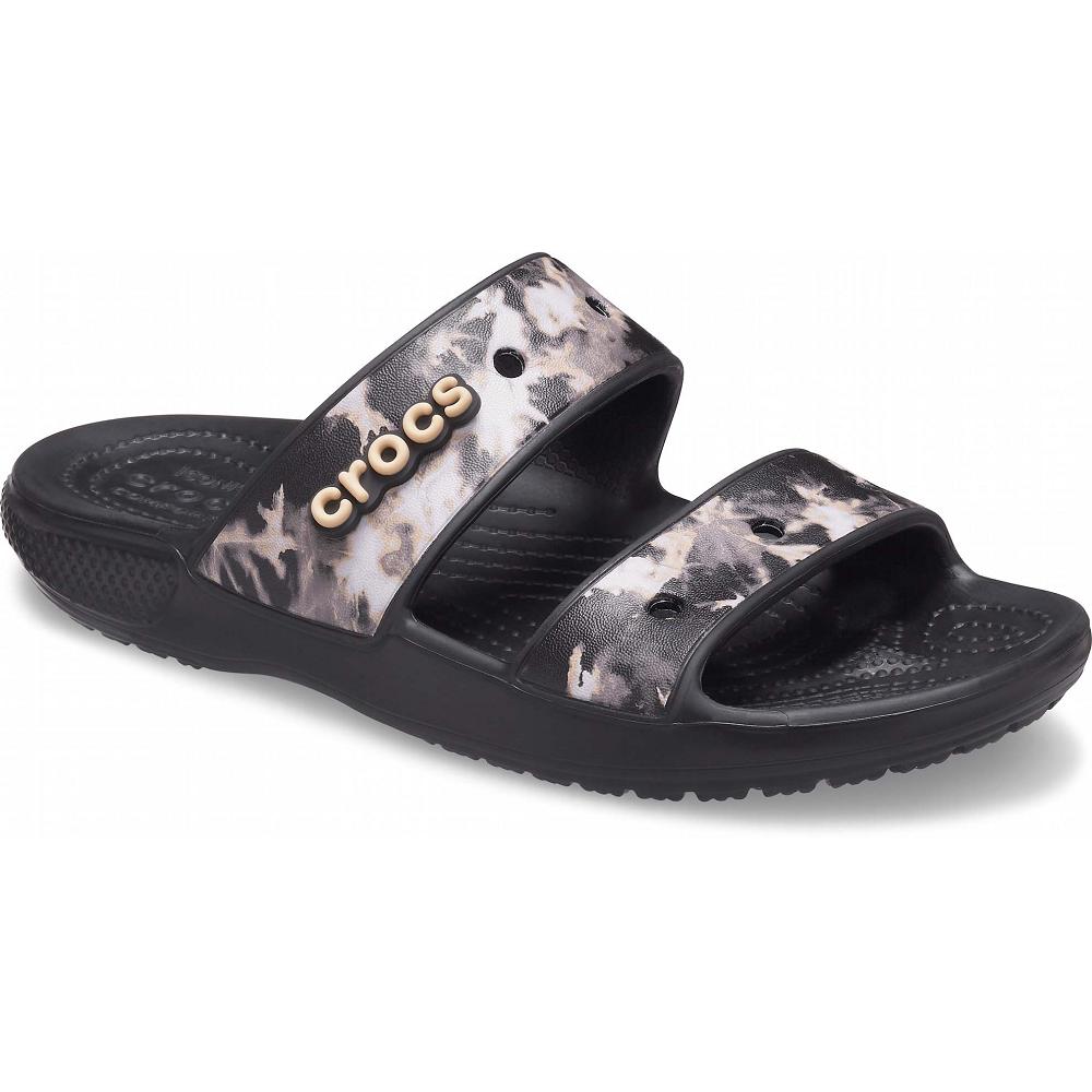 Crocs Classic Bleach Dye μαυρα | 9746352Ελλαδα -BL