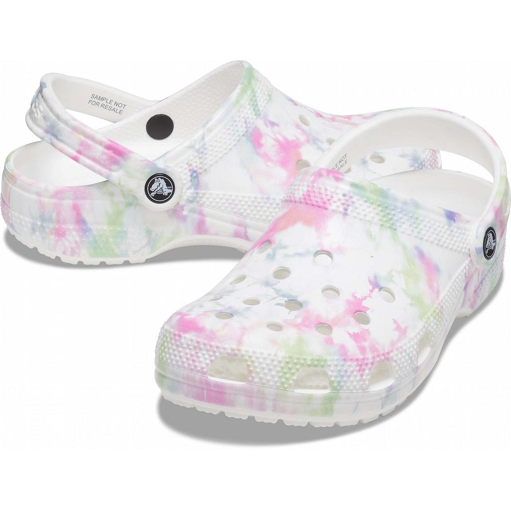 Crocs Classic Bleach Dye ασπρα Πολύχρωμο | 9753462Ελλαδα -RT
