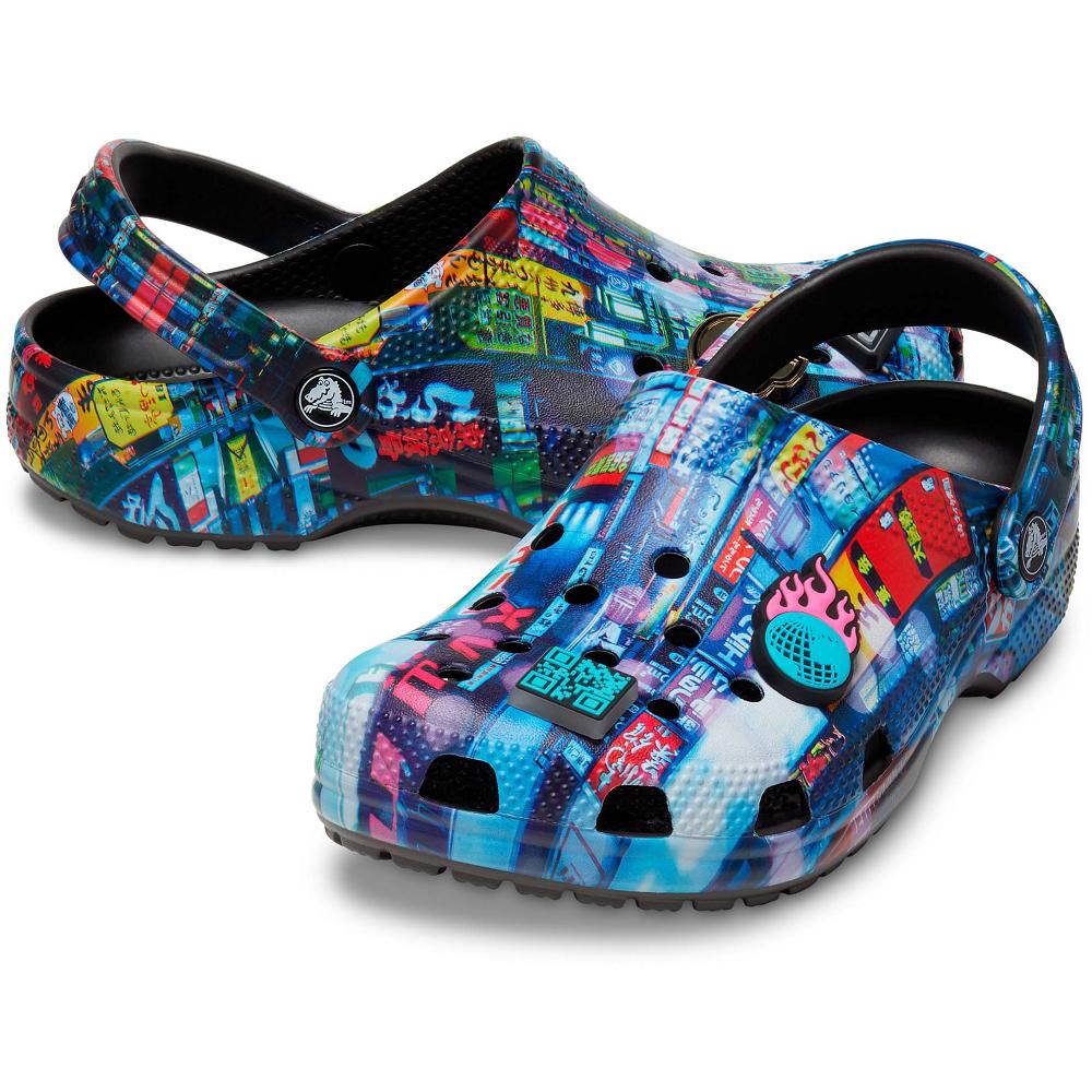 Crocs Classic Cyber Nights Πολύχρωμο | 0743652Ελλαδα -UH