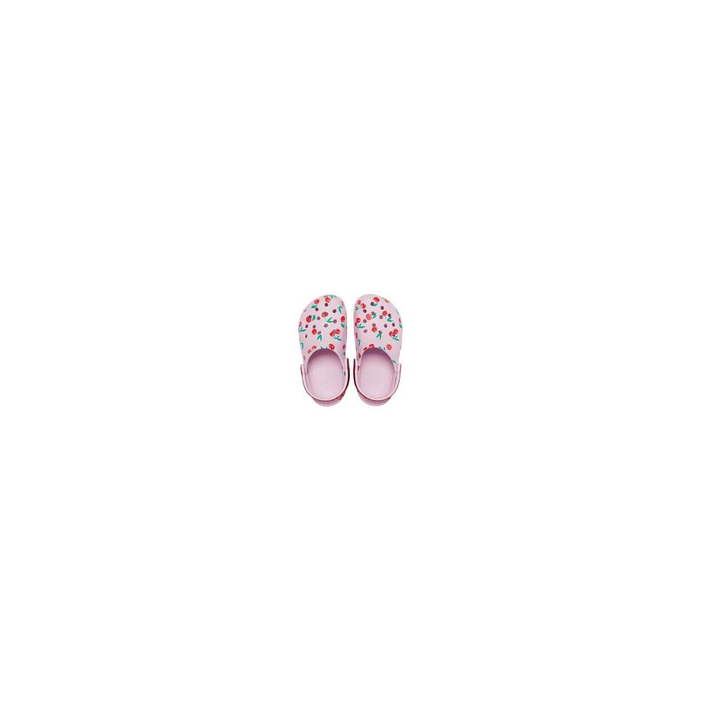 Crocs Classic Food Print ροζ | 6107985Ελλαδα -VC