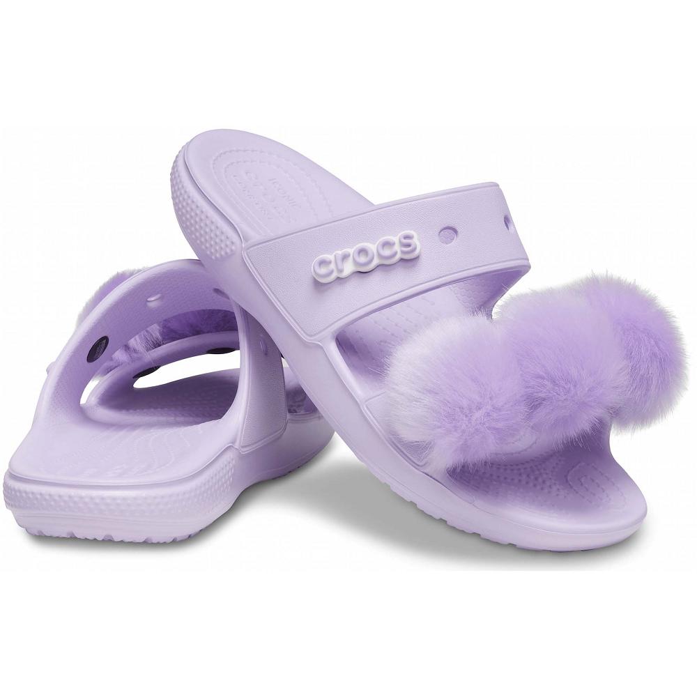 Crocs Classic Fur Sure μωβ | 2987160Ελλαδα -UT