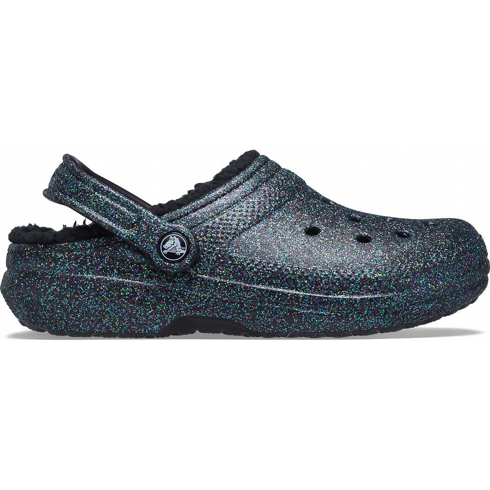Crocs Classic Glitter Lined Ελιά | 1204853Ελλαδα -KZ