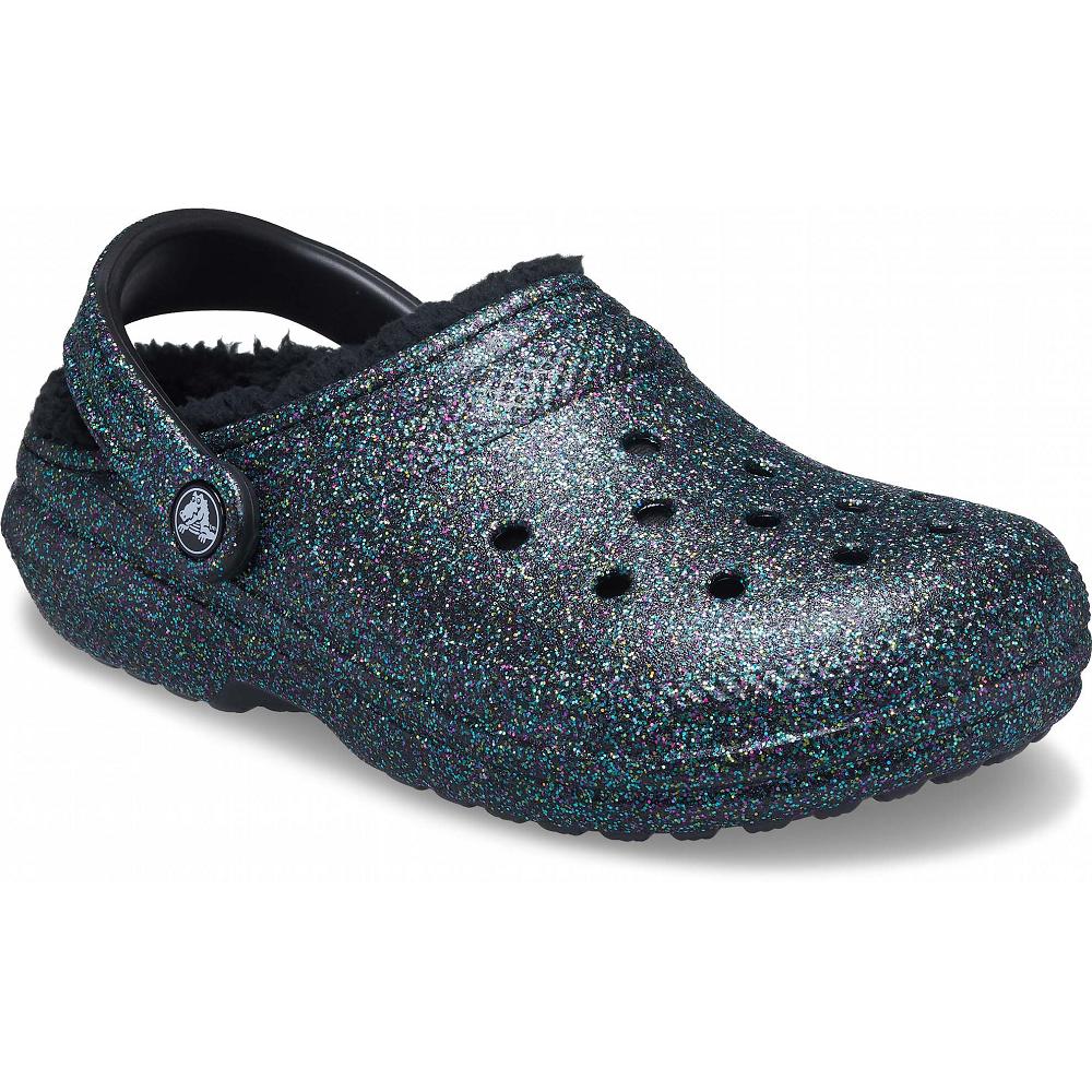 Crocs Classic Glitter Lined Ελιά | 1204853Ελλαδα -KZ