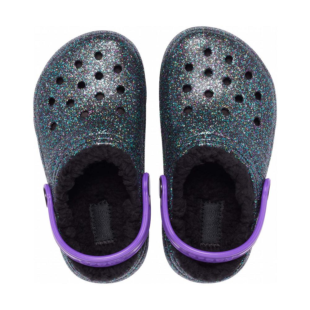 Crocs Classic Glitter Lined Ελιά | 9174802Ελλαδα -NE