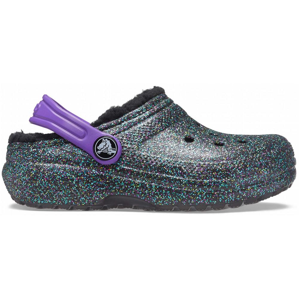 Crocs Classic Glitter Lined Ελιά | 9174802Ελλαδα -NE