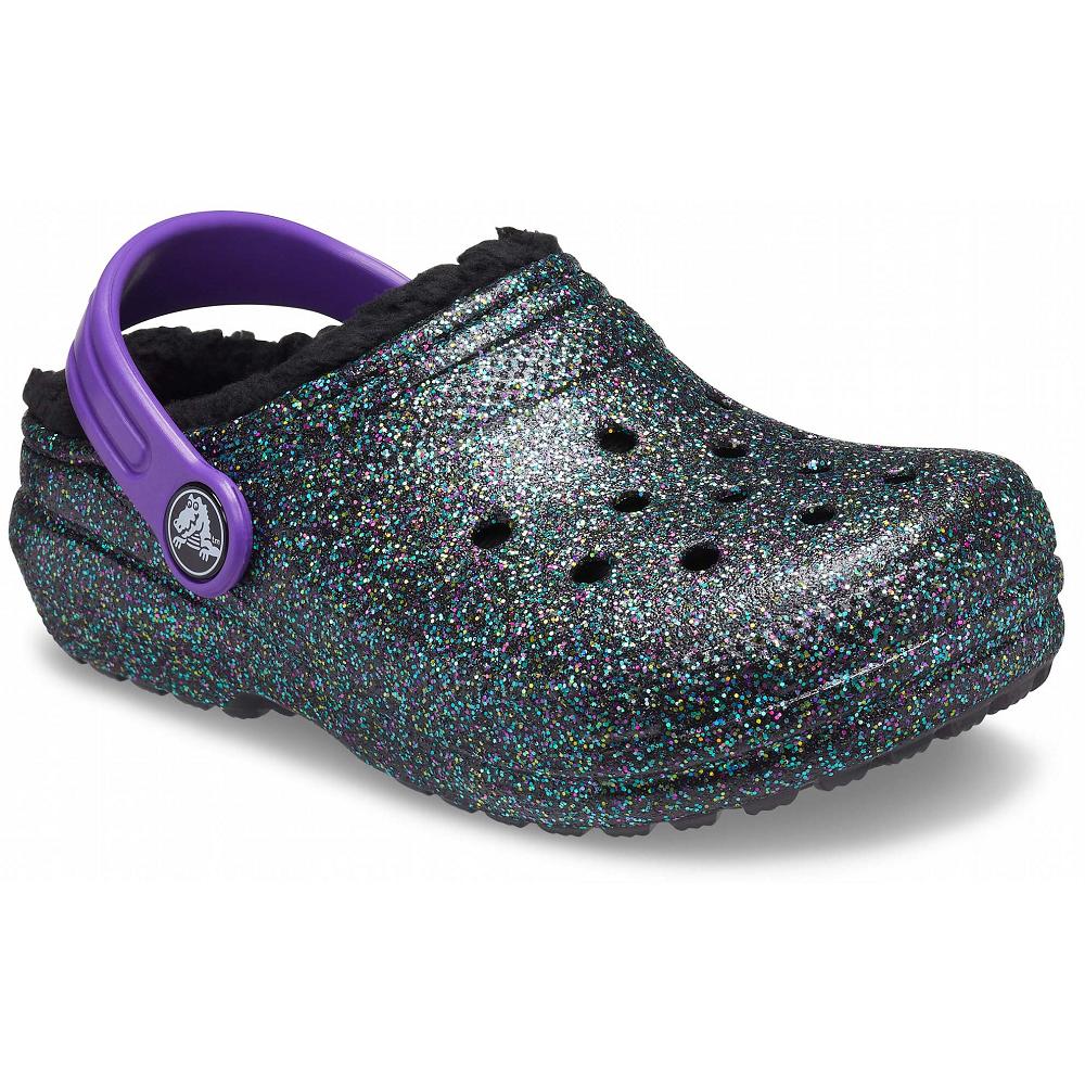 Crocs Classic Glitter Lined Ελιά | 9174802Ελλαδα -NE