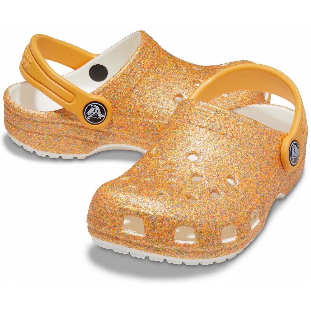 Crocs Classic Glitter χρυσο χρωμα | 2407539Ελλαδα -LC