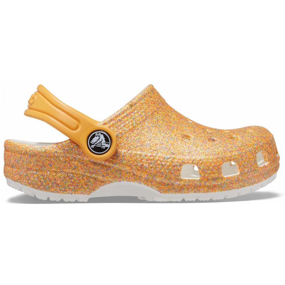 Crocs Classic Glitter χρυσο χρωμα | 2407539Ελλαδα -LC