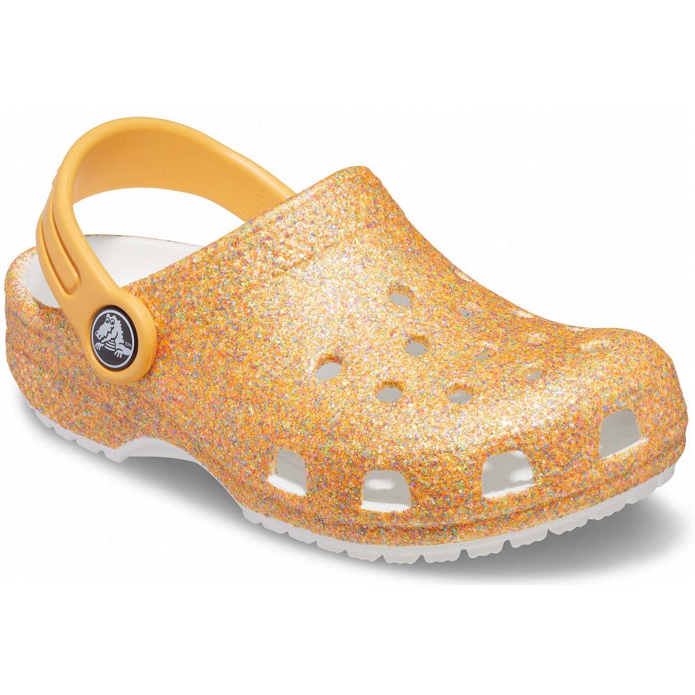 Crocs Classic Glitter χρυσο χρωμα | 2407539Ελλαδα -LC