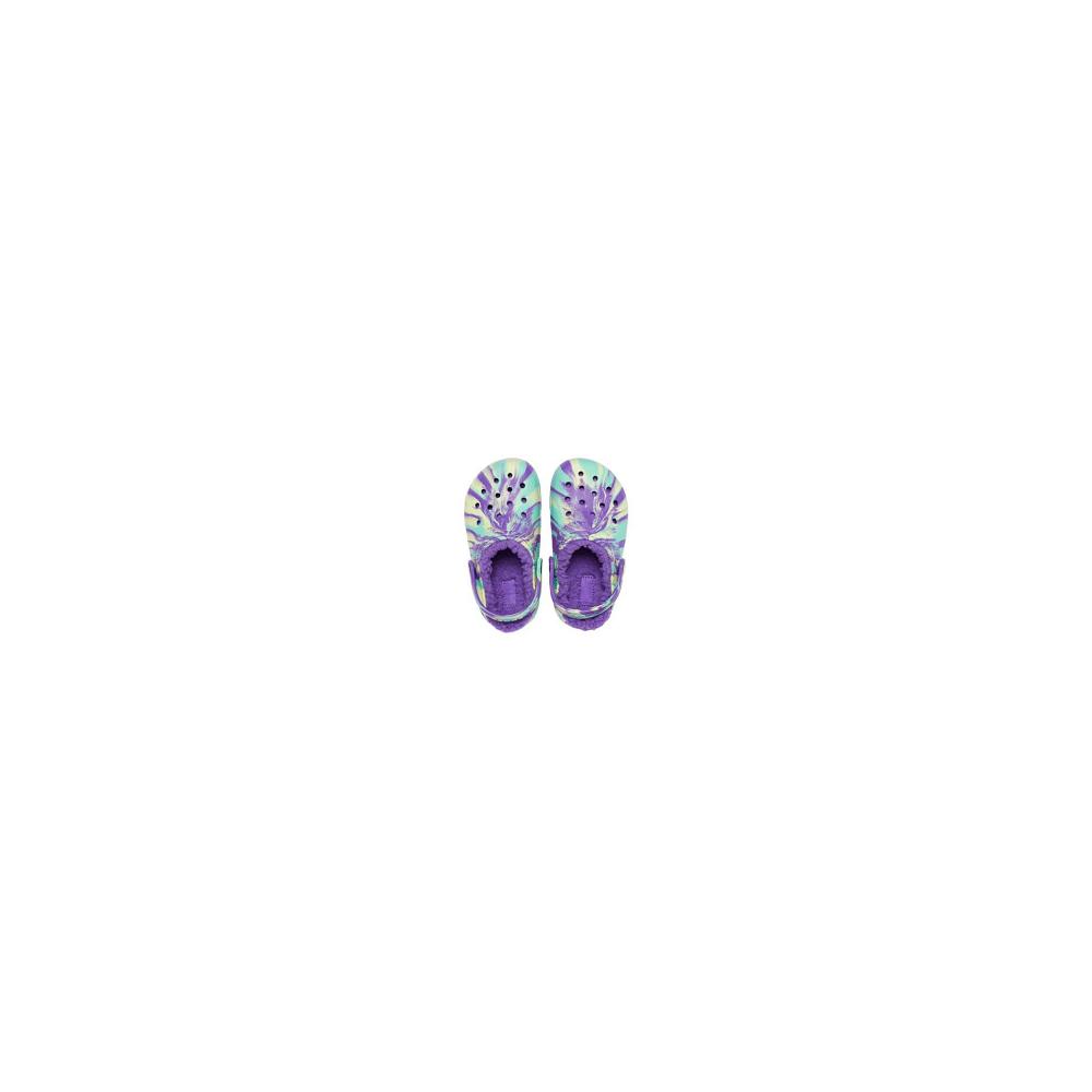 Crocs Classic Lined Marbled μωβ Πολύχρωμο | 8451637Ελλαδα -ST