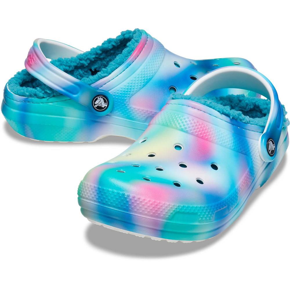 Crocs Classic Lined Solarized τυρκουάζ Πολύχρωμο | 2857610Ελλαδα -QU