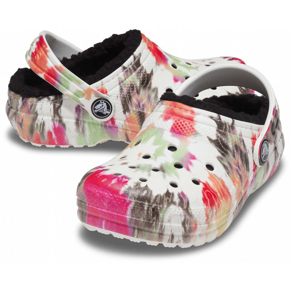 Crocs Classic Lined TieΕλλαδα -Dye Graphic ασπρα Πολύχρωμο | 1083657Ελλαδα -HC
