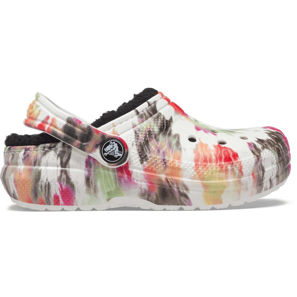 Crocs Classic Lined TieΕλλαδα -Dye Graphic ασπρα Πολύχρωμο | 1083657Ελλαδα -HC