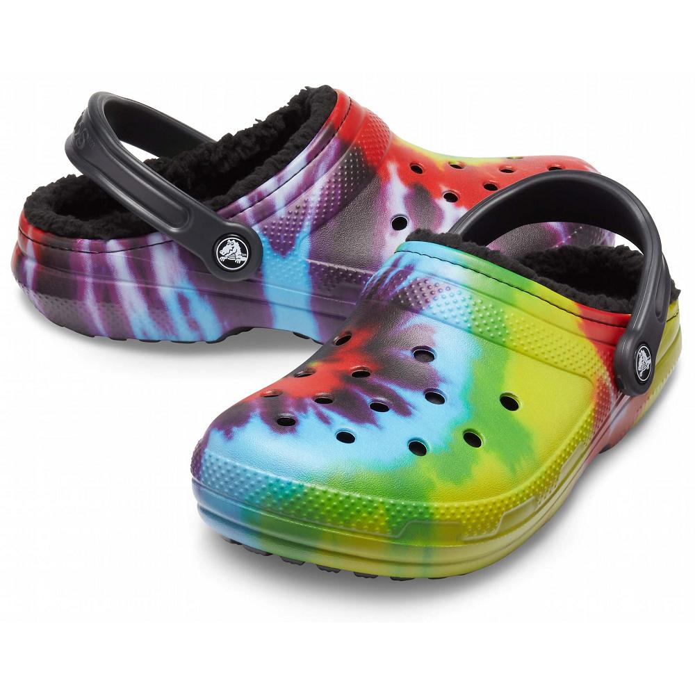 Crocs Classic Lined TieΕλλαδα -Dye μαυρα Πολύχρωμο | 2567813Ελλαδα -LN