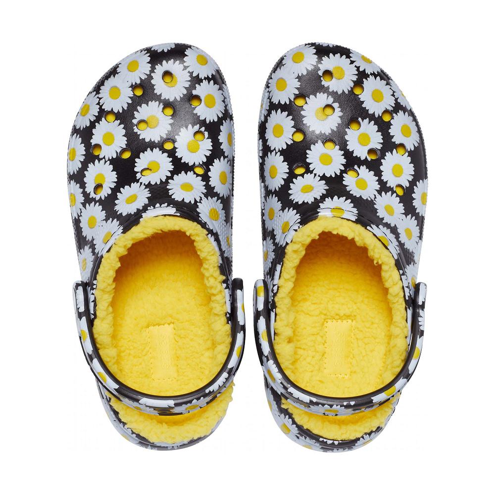 Crocs Classic Lined Vacay Vibes μαυρα ασπρα | 6209473Ελλαδα -KV