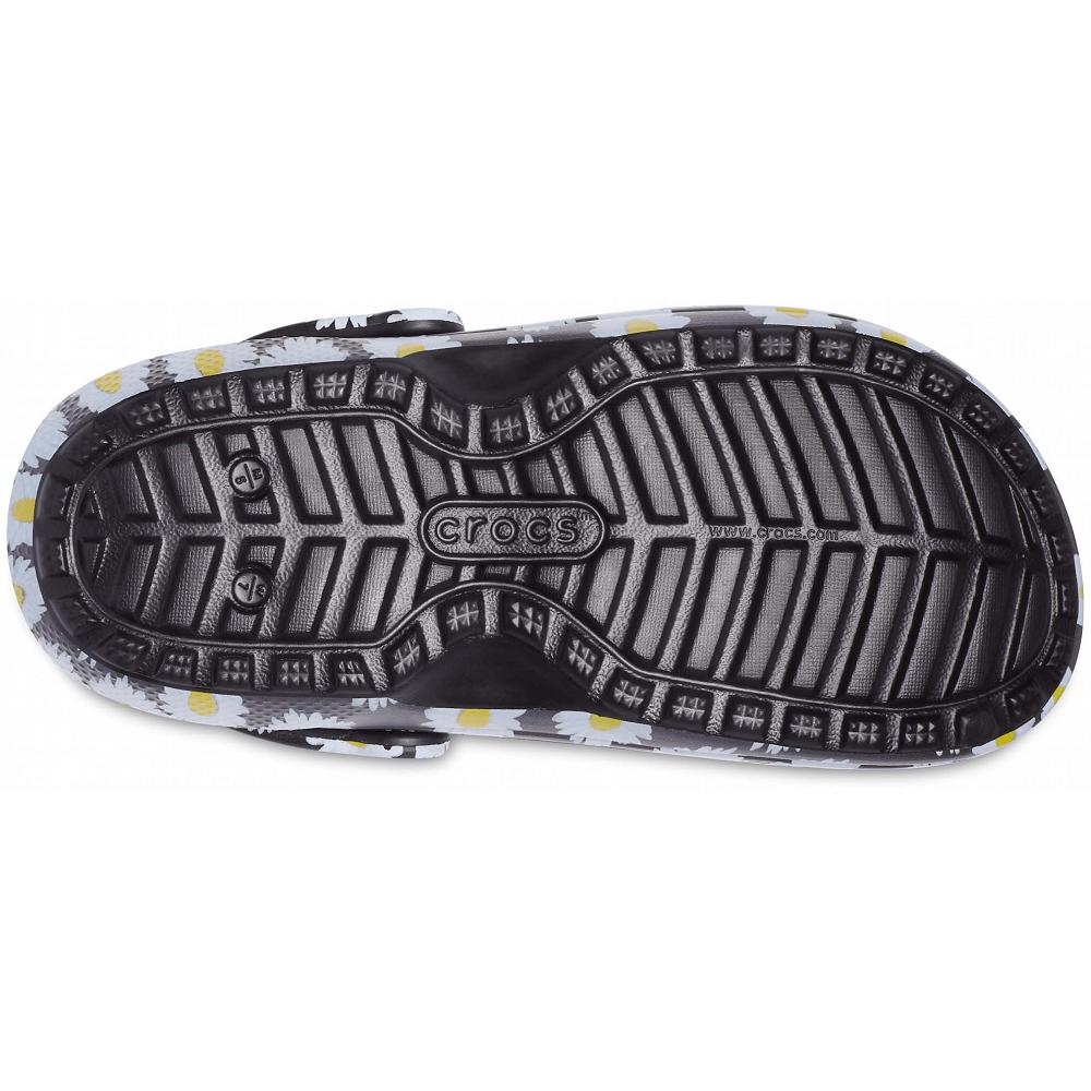 Crocs Classic Lined Vacay Vibes μαυρα ασπρα | 6209473Ελλαδα -KV