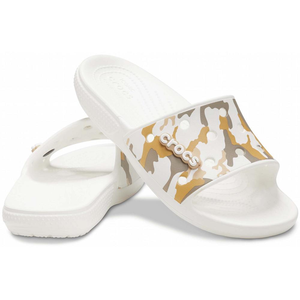 Crocs Classic Printed ασπρα | 3510748Ελλαδα -WL