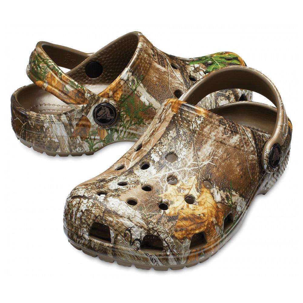 Crocs Classic Realtree Edge® γκρι καφε | 9482356Ελλαδα -XS