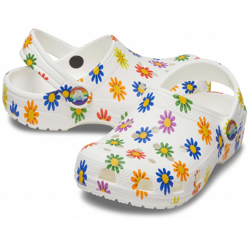 Crocs Classic Seasonal Print ασπρα Πολύχρωμο | 4035681Ελλαδα -CX