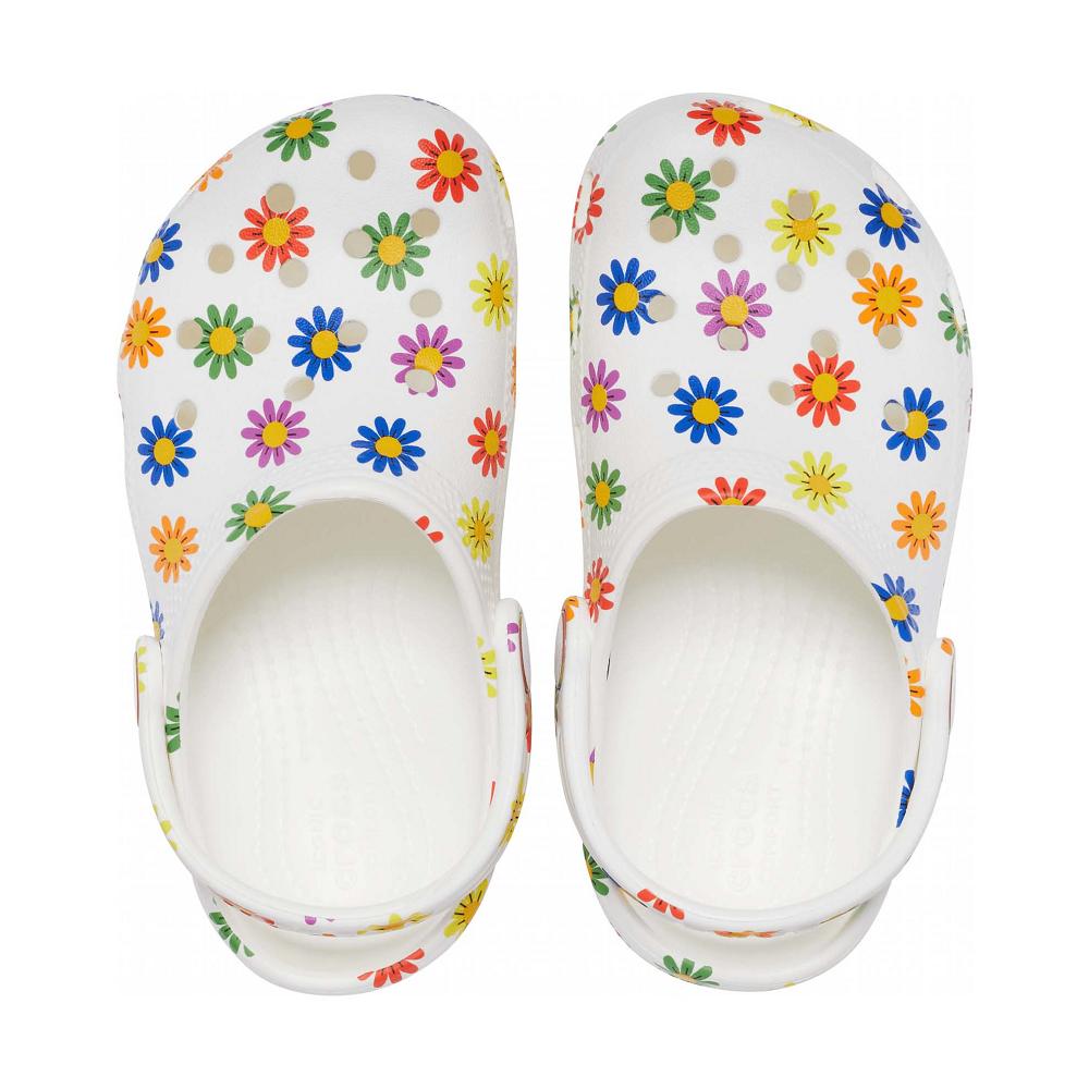 Crocs Classic Seasonal Print ασπρα Πολύχρωμο | 4035681Ελλαδα -CX