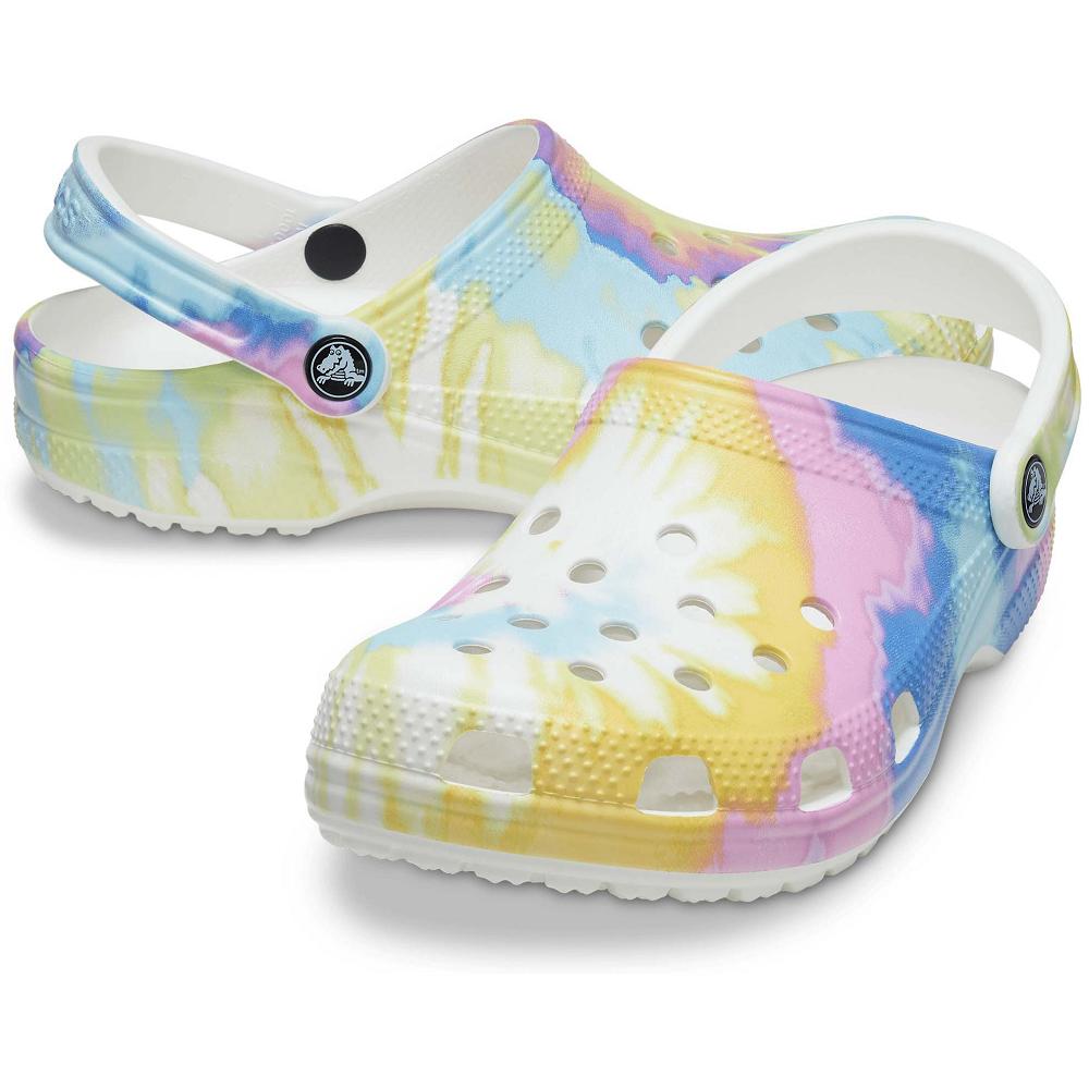 Crocs Classic TieΕλλαδα -Dye Graphic ασπρα Πολύχρωμο | 4825906Ελλαδα -YP