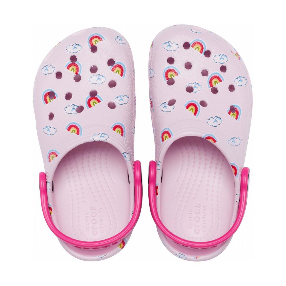 Crocs Classic Toddler Printed ροζ | 8621049Ελλαδα -BU