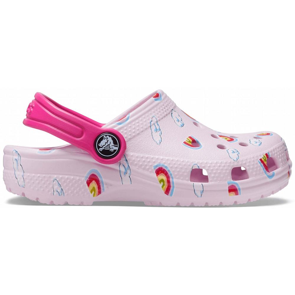 Crocs Classic Toddler Printed ροζ | 8621049Ελλαδα -BU