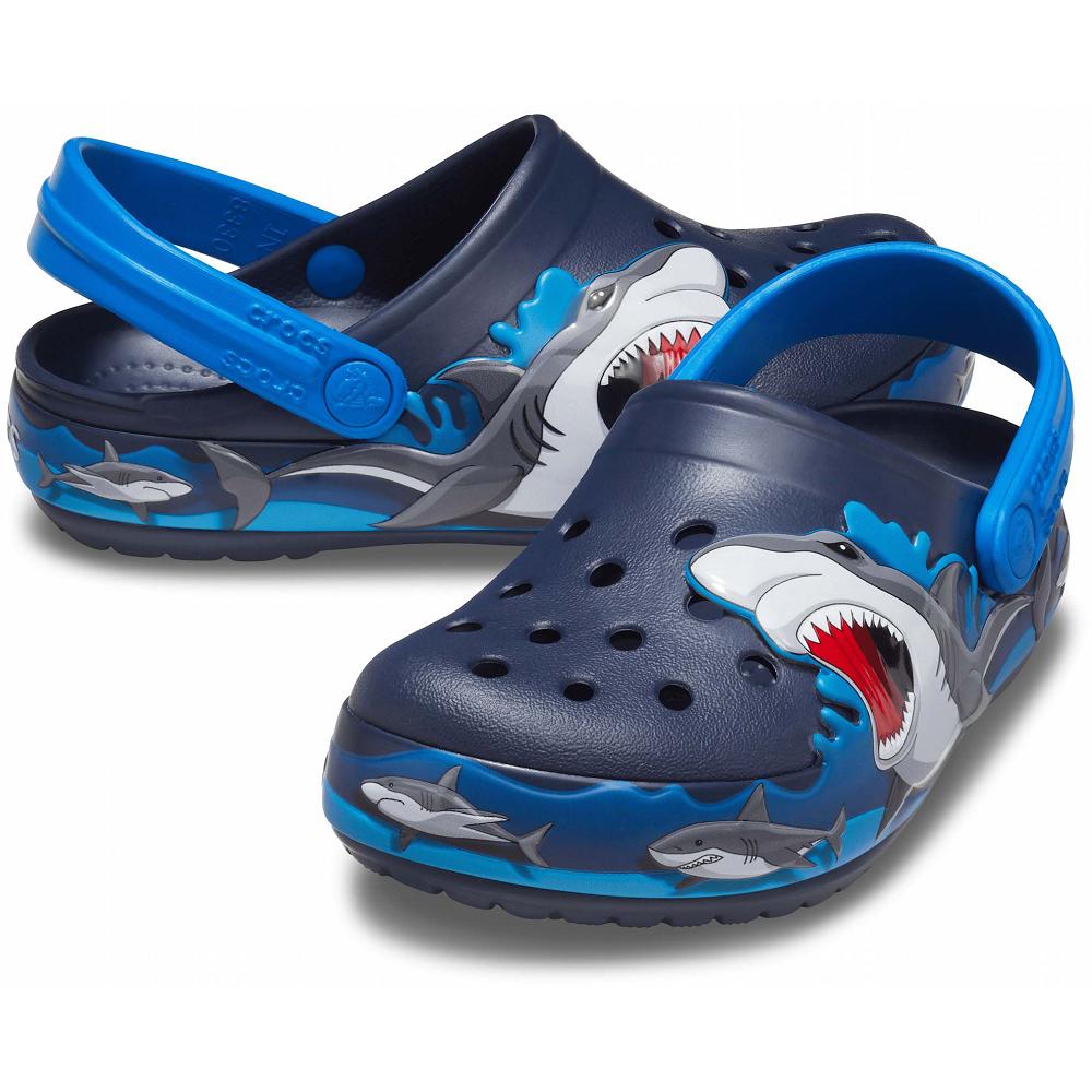 Crocs Fun Lab Shark Lights σκουρο μπλε | 2947631Ελλαδα -RY