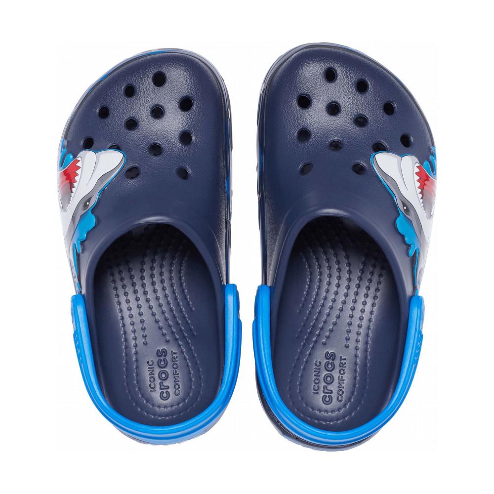 Crocs Fun Lab Shark Lights σκουρο μπλε | 2947631Ελλαδα -RY