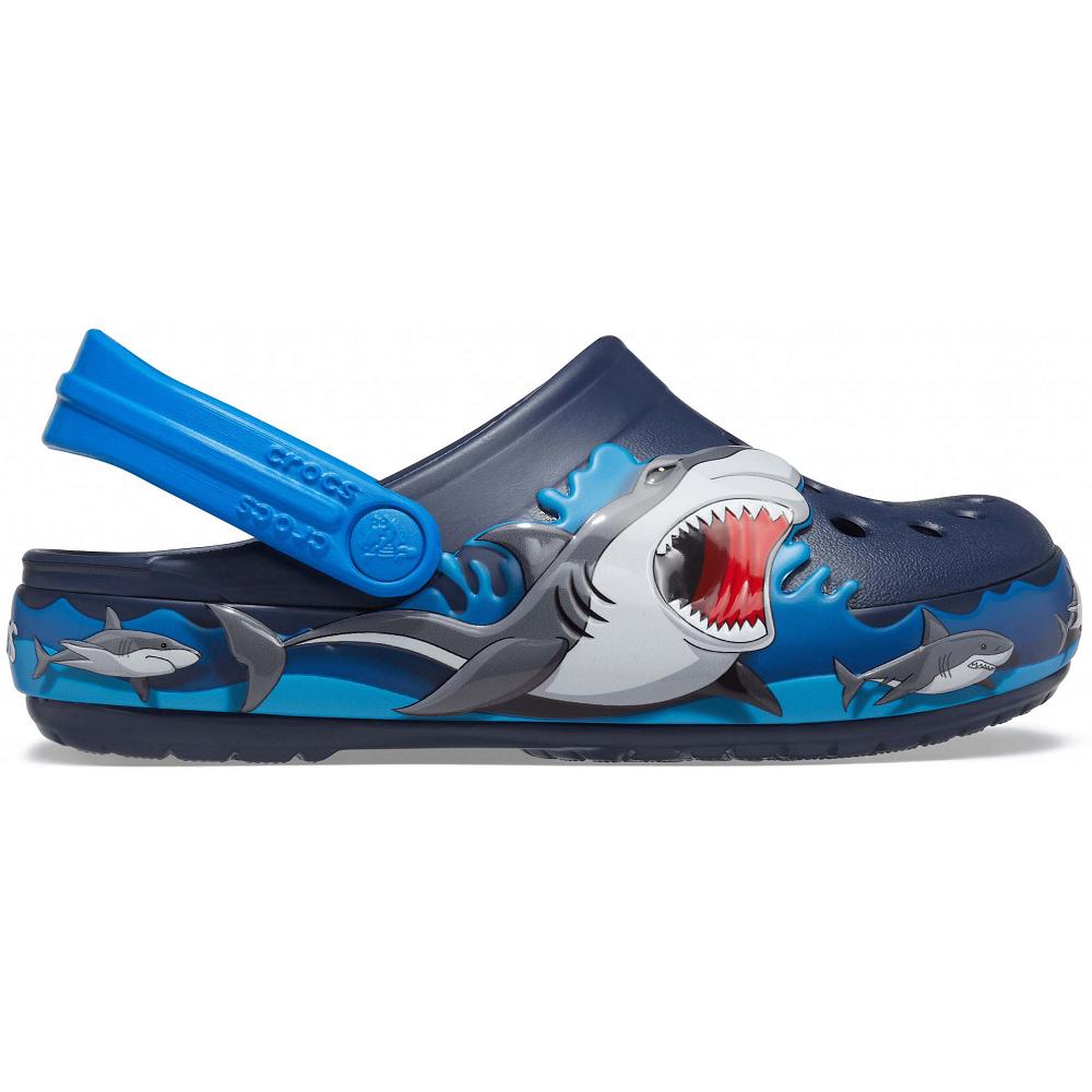 Crocs Fun Lab Shark Lights σκουρο μπλε | 2947631Ελλαδα -RY