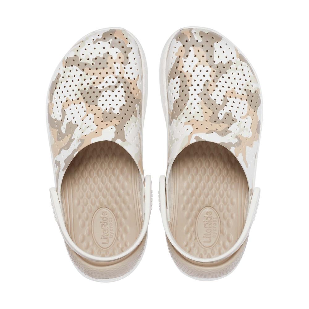Crocs LiteRide™ Printed ασπρα γκρι καφε | 6021943Ελλαδα -DU