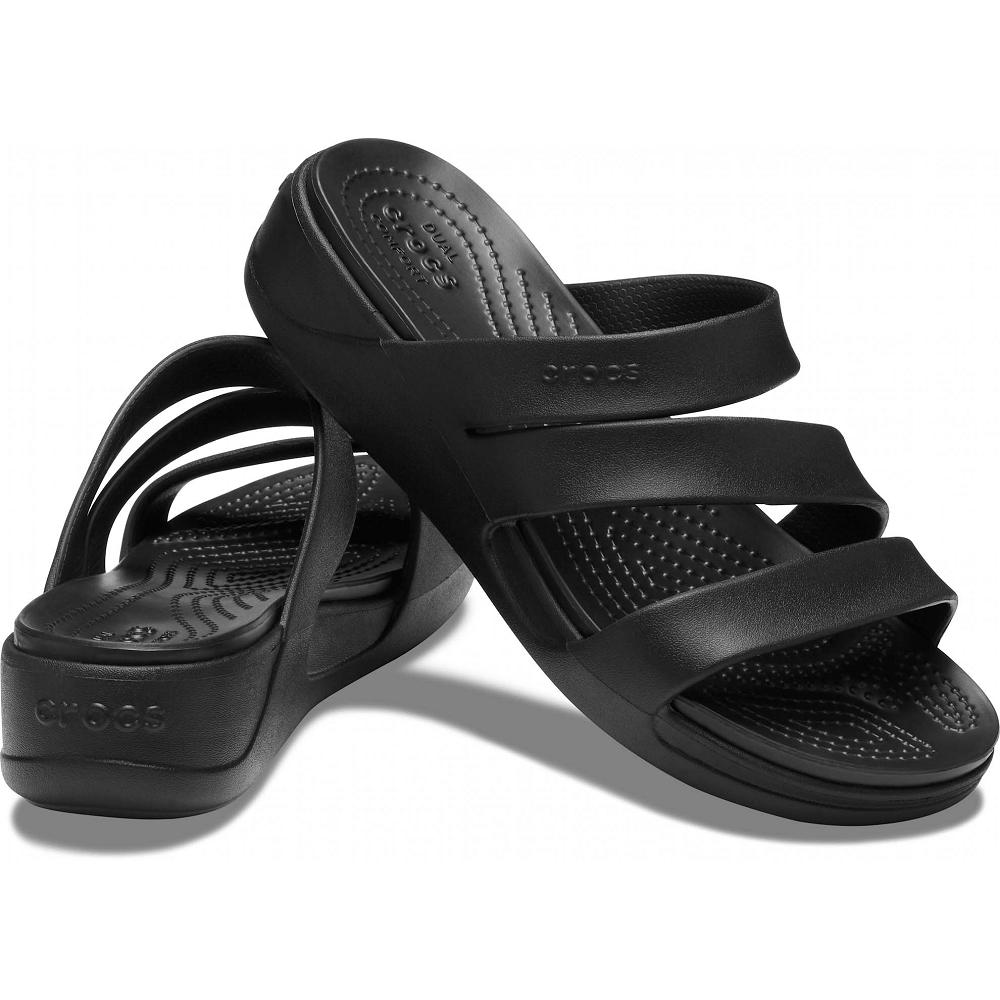 Crocs Monterey Strappy μαυρα | 4830769Ελλαδα -ZE