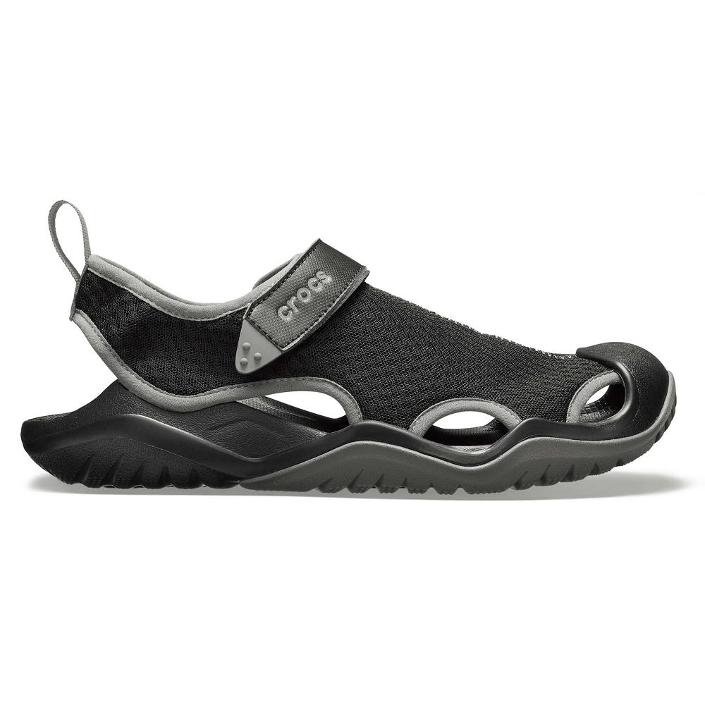 Crocs Swiftwater™ Mesh Deck μαυρα | 3795104Ελλαδα -NV