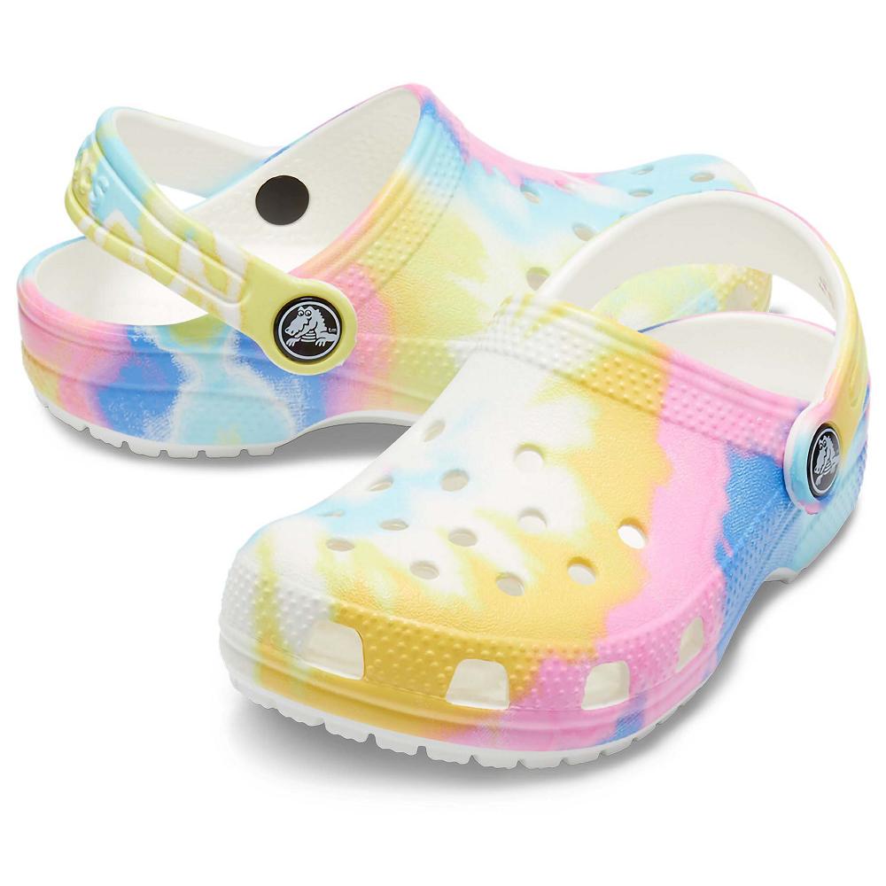 Crocs Toddler Classic TieΕλλαδα -Dye Graphic ασπρα Πολύχρωμο | 7105893Ελλαδα -RM