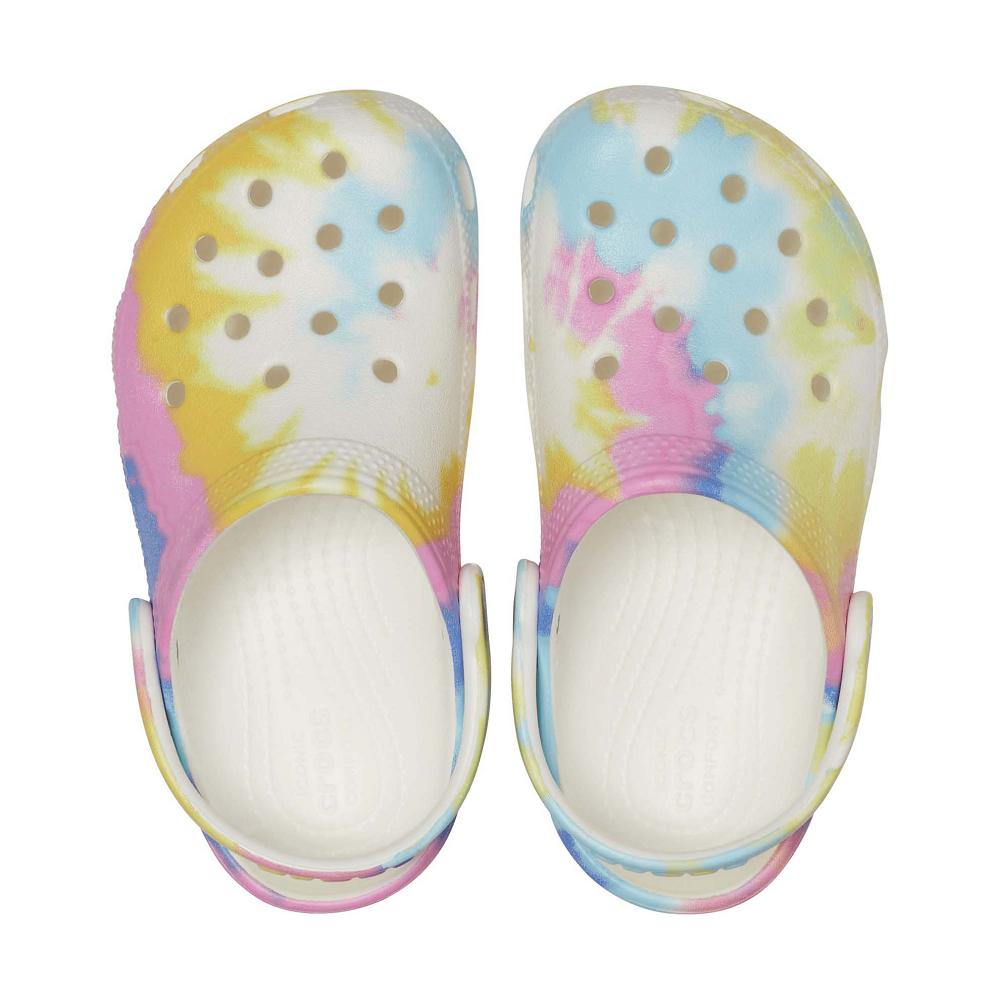 Crocs Toddler Classic TieΕλλαδα -Dye Graphic ασπρα Πολύχρωμο | 7105893Ελλαδα -RM