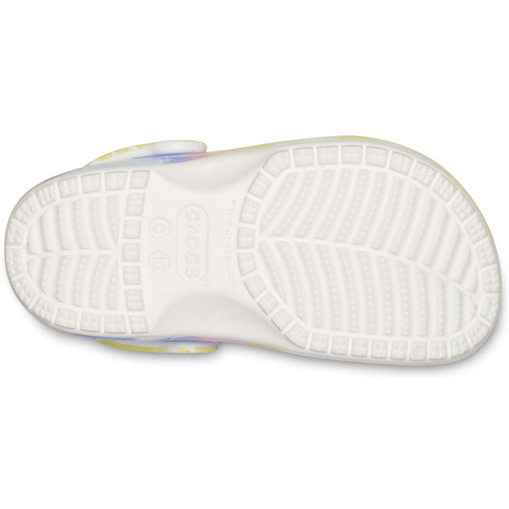 Crocs Toddler Classic TieΕλλαδα -Dye Graphic ασπρα Πολύχρωμο | 7105893Ελλαδα -RM