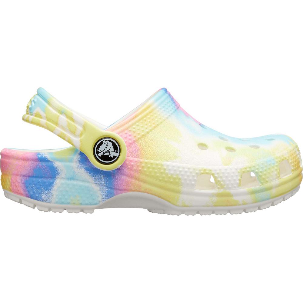 Crocs Toddler Classic TieΕλλαδα -Dye Graphic ασπρα Πολύχρωμο | 7105893Ελλαδα -RM