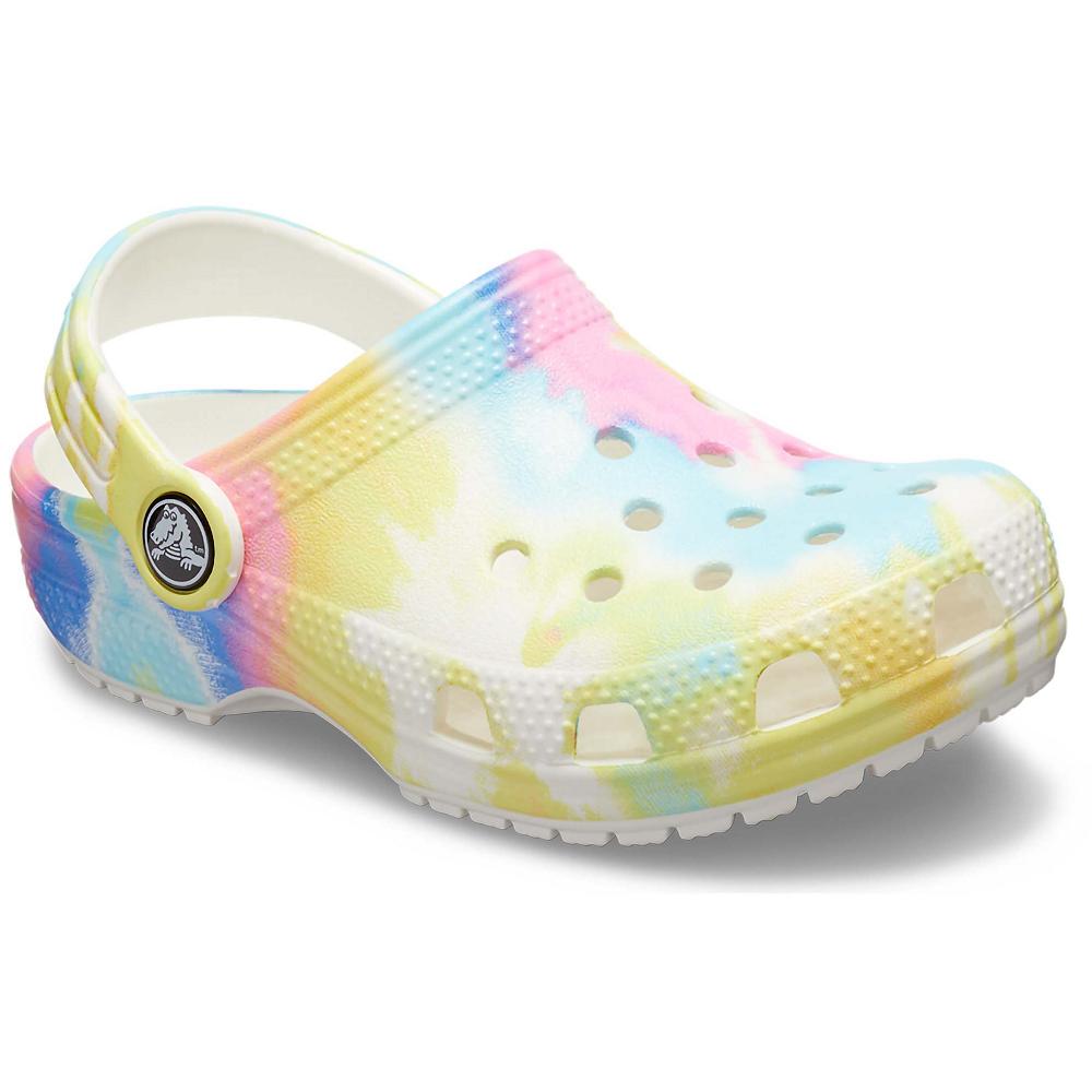 Crocs Toddler Classic TieΕλλαδα -Dye Graphic ασπρα Πολύχρωμο | 7105893Ελλαδα -RM