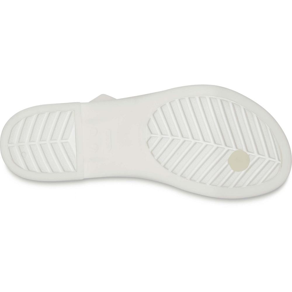 Crocs Tulum Translucent Toe Post ασπρα | 2065731Ελλαδα -NI
